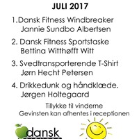 Vinderne af konkurrencen Juli