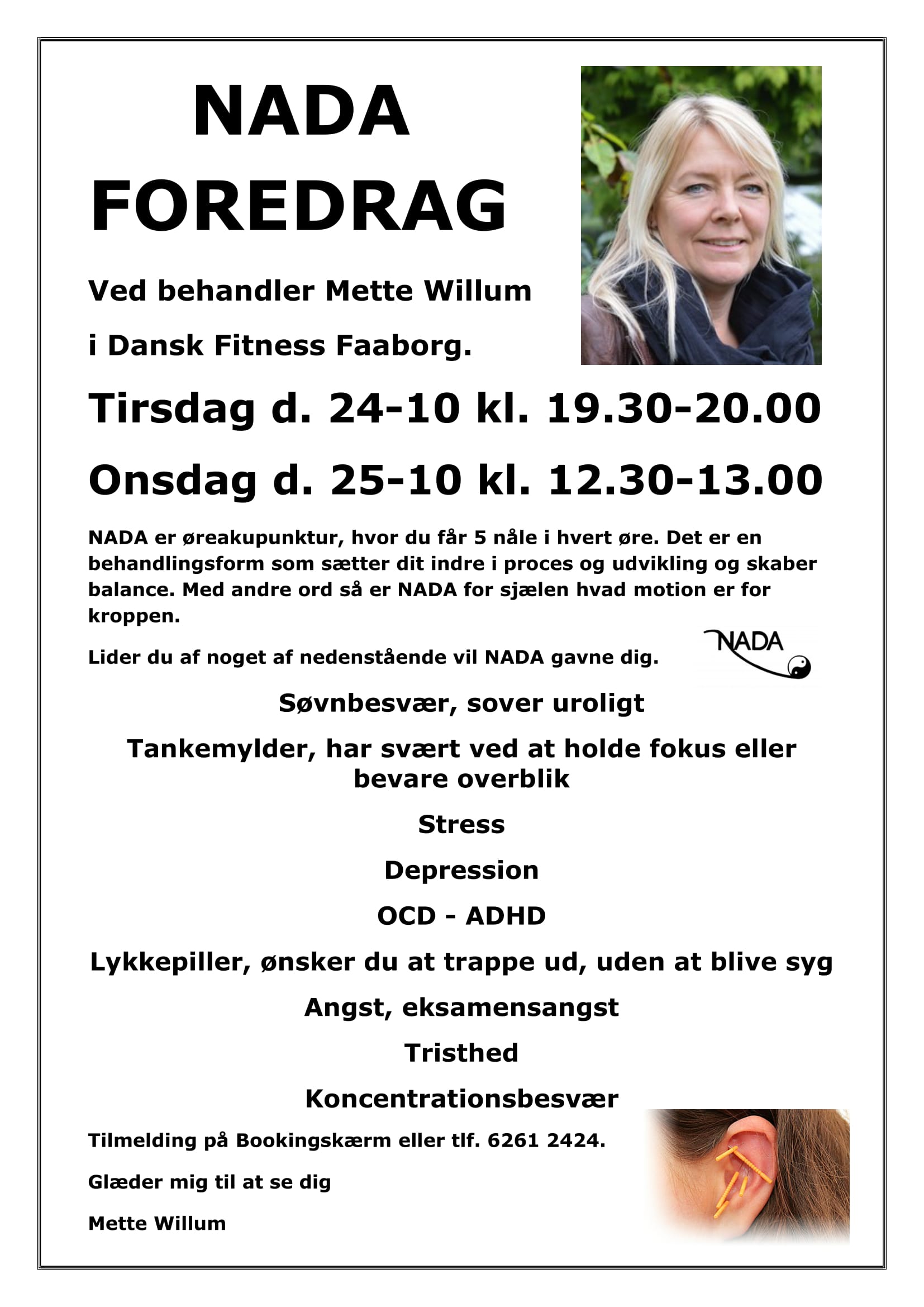 NADA FOREDRAG for alle...