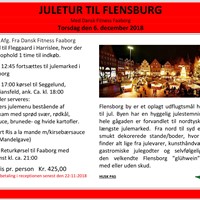 Juletur til Flensburg for Dansk Fitness Faaborg