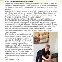Gode resultater med ACUFIT massage