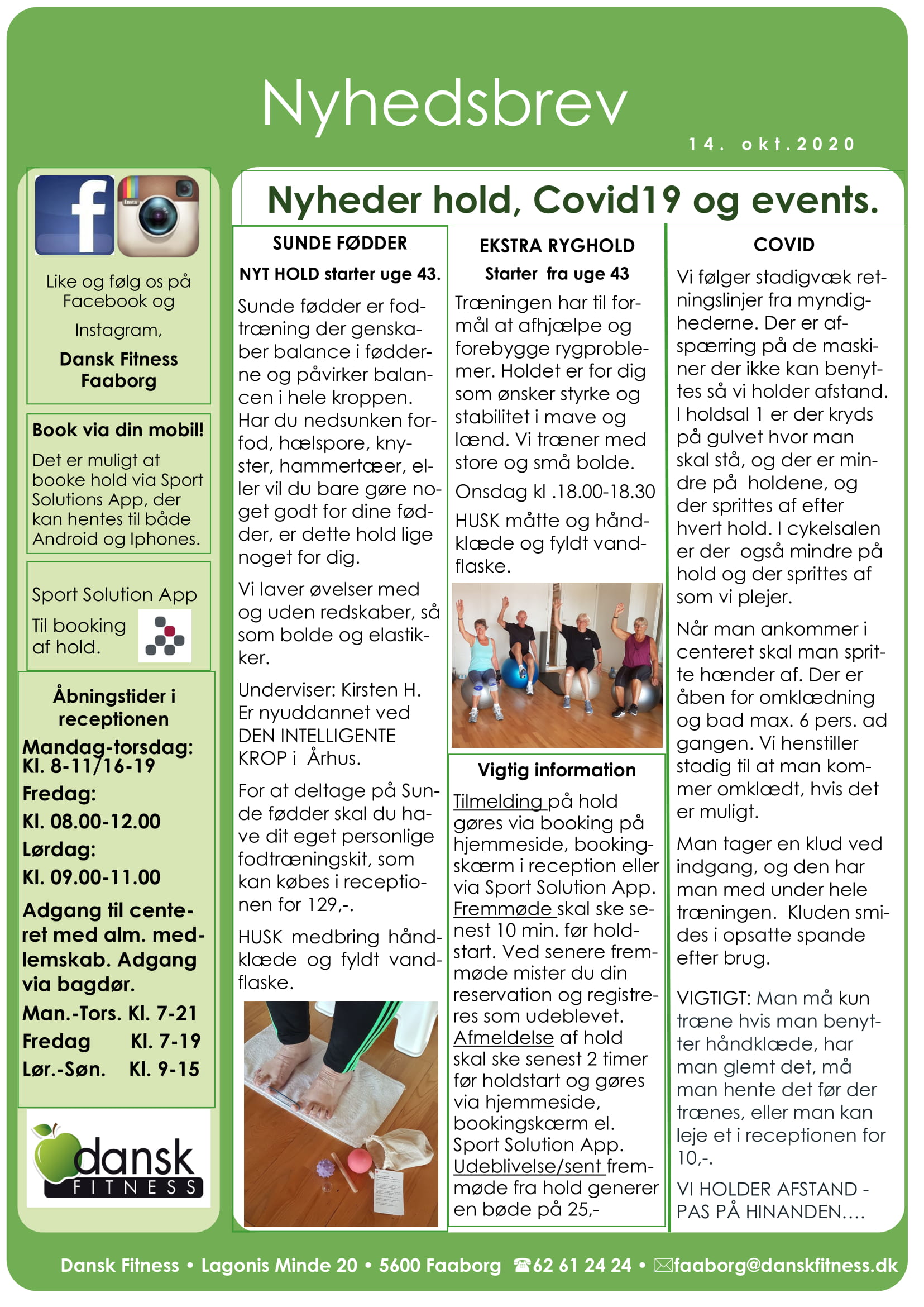 Nyhedsbrev Oktober 2020