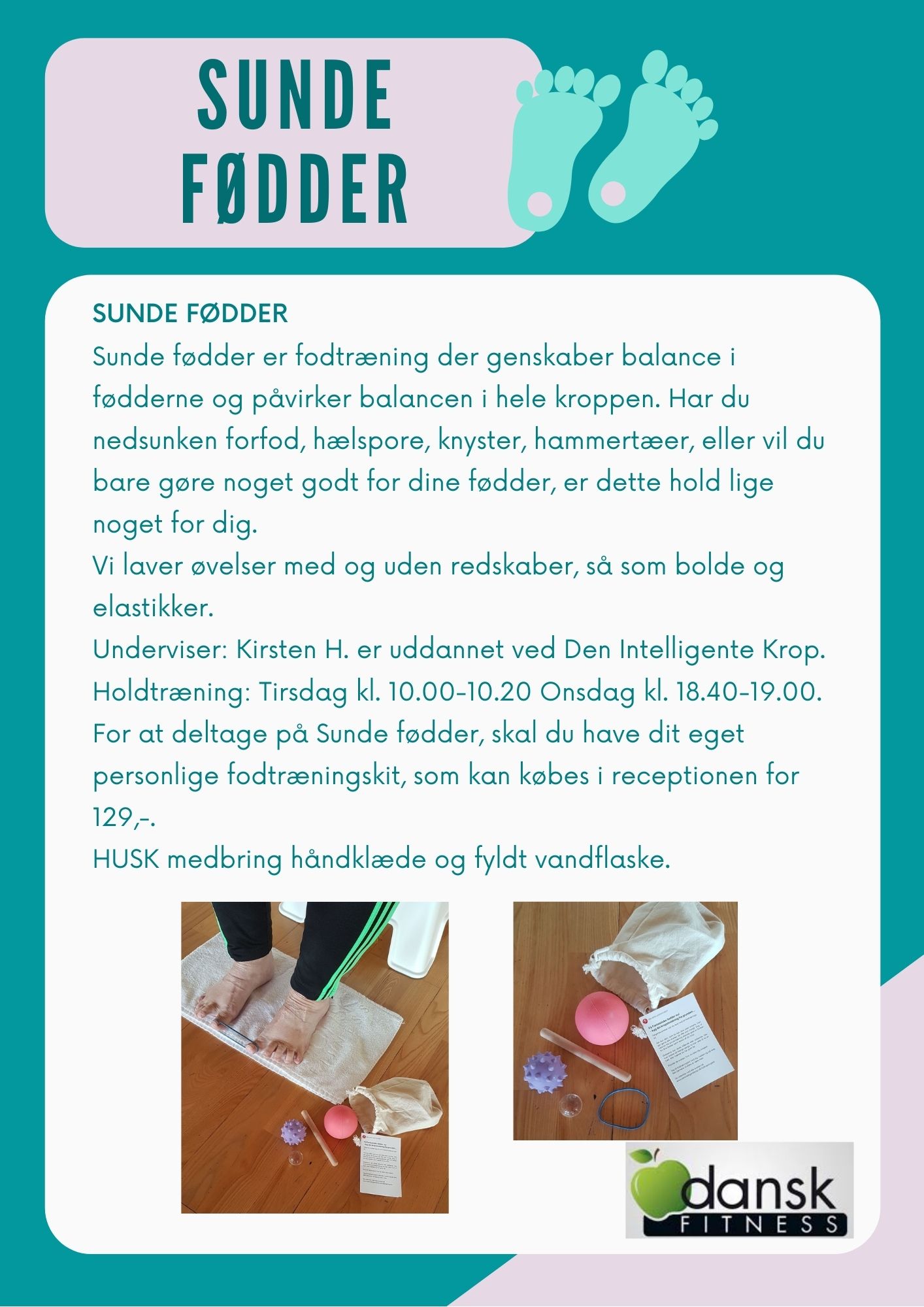 Sunde fødder fodtræning