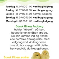Åbningstider Påske
